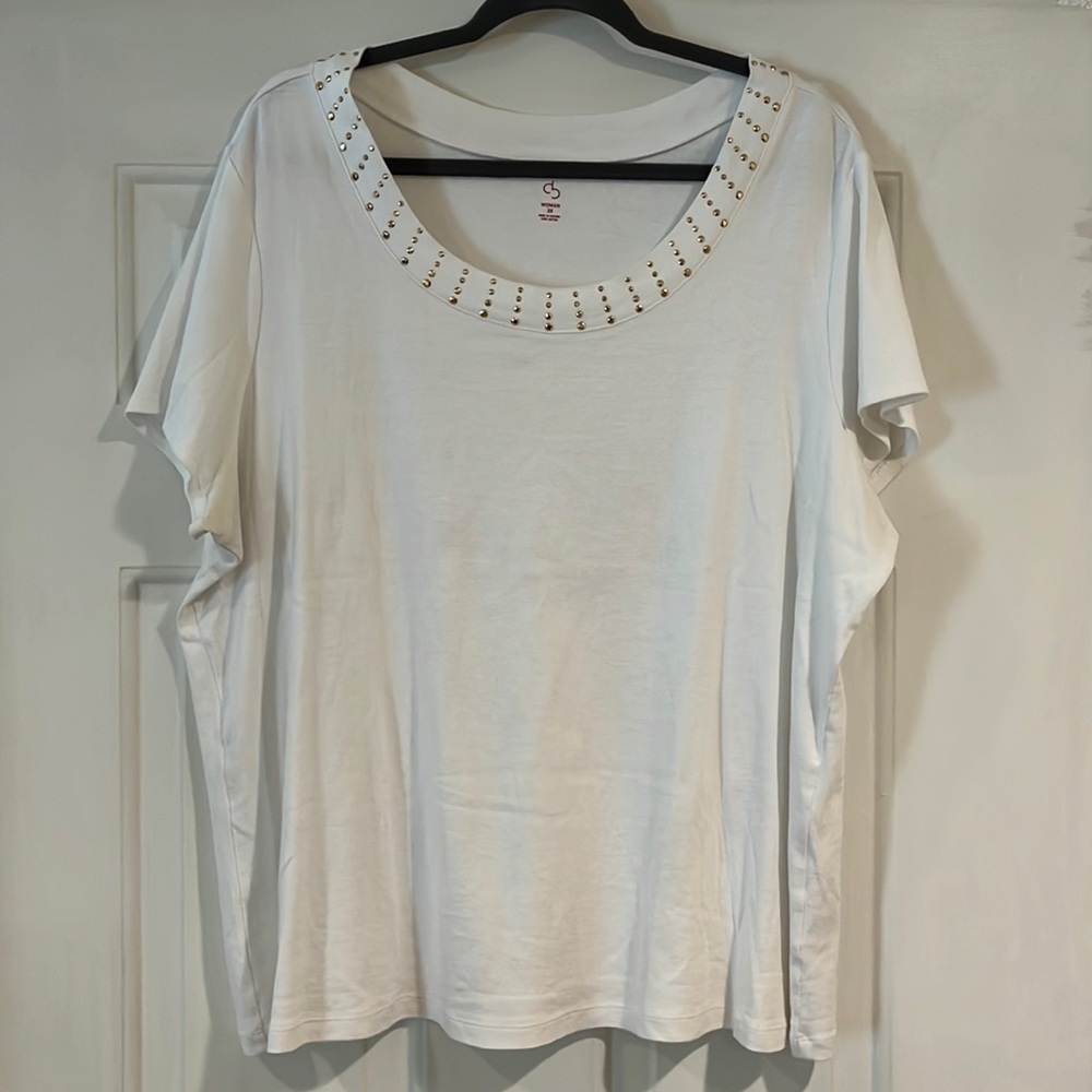 Db Short Sleeve Rhinestone Tee Shirt